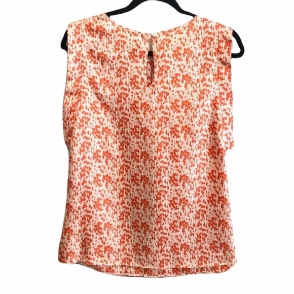 Loeffler Randall Dot Floral Print Silk Top 0 - Picture 7 of 7